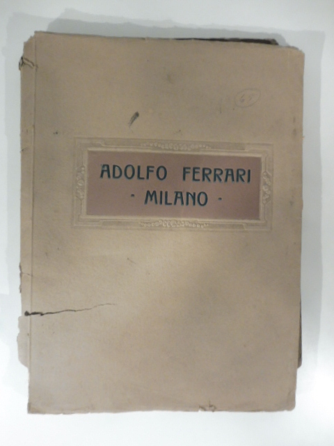 Alfredo Ferrari, Milano. Catalogo generale illustrato. Articoli per installazioni sanitarie, impianti idraulici ed acquedotti